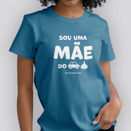 T-shirt senhora  “Mãe do c*r*lho”